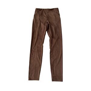 Lysse Women's Brown Velvet Leggings Size S